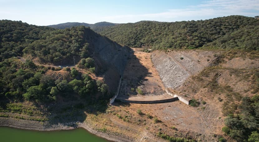 El Gobierno de España contrata las obras de seguridad de la presa del Huesna por 19 M€