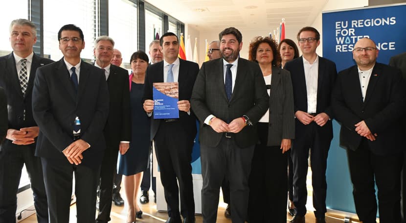 Murcia y Castilla-La Mancha se suman a la alianza europea para reforzar la resiliencia hídrica