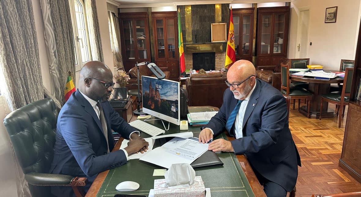 Cámara de Fuerteventura y Embajada de Senegal estrechan lazos de cara a AFRICAGUA CANARIAS 2025