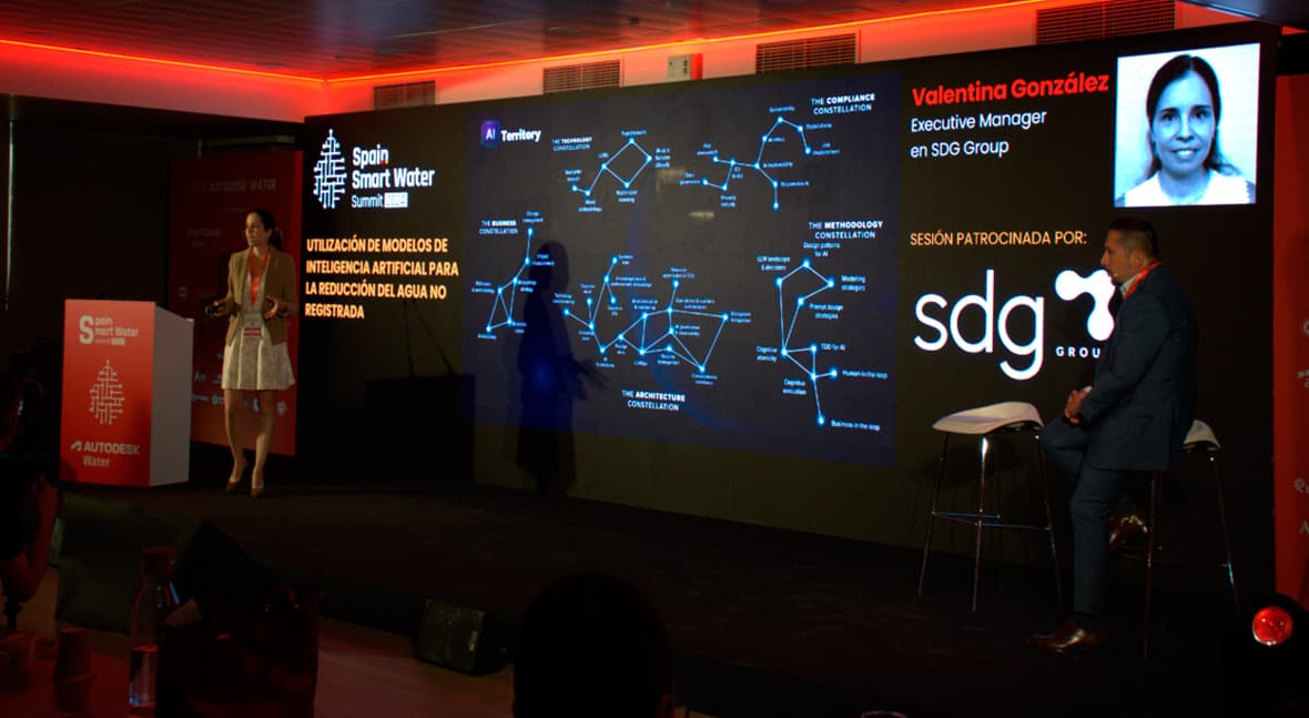 SDG Group reafirma su compromiso con la industria del agua en el Spain Smart Water Summit 2024