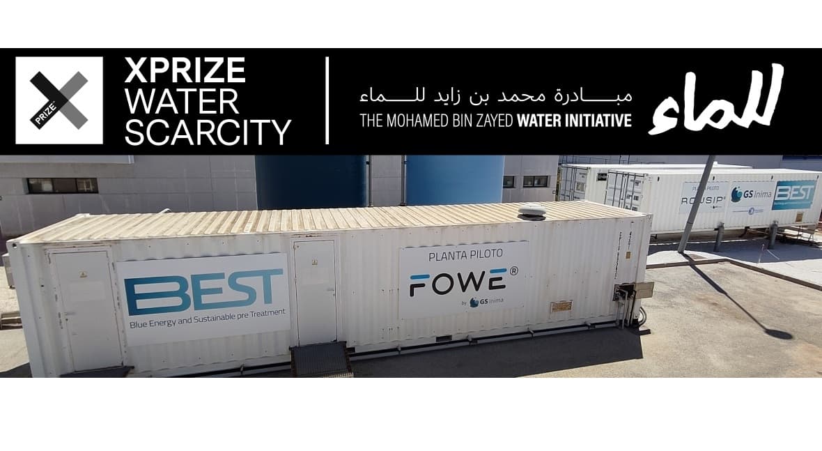 GS Inima avanza semifinales Track XPRIZE Water Scarcity innovador proyecto B.E.S.T