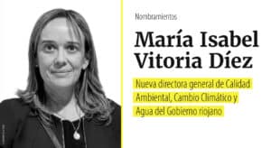María Isabel Vitoria Díez, nueva directora general de Calidad Ambiental y Agua de La Rioja