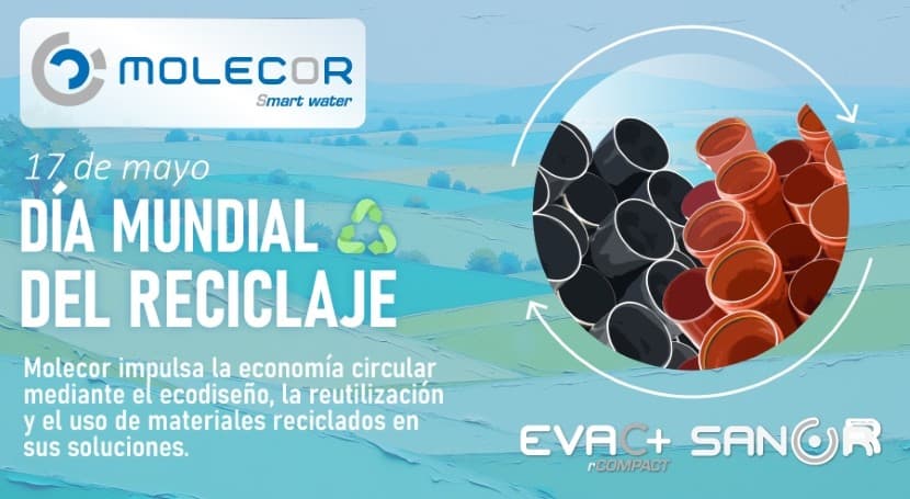 Ecodiseño, reutilización y uso reciclado: claves modelo circular Molecor