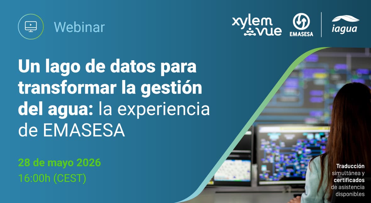 Xylem Vue y EMASESA mostrarán cómo un lago de datos puede transformar la gestión del agua