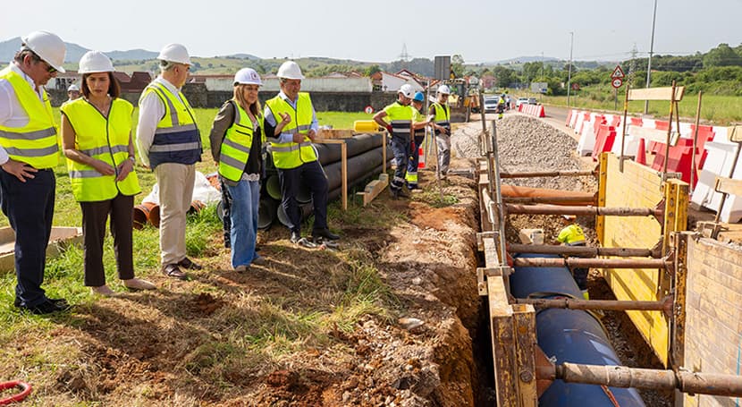 Cantabria inicia obras tritubo agua Santander inversión 10 M€