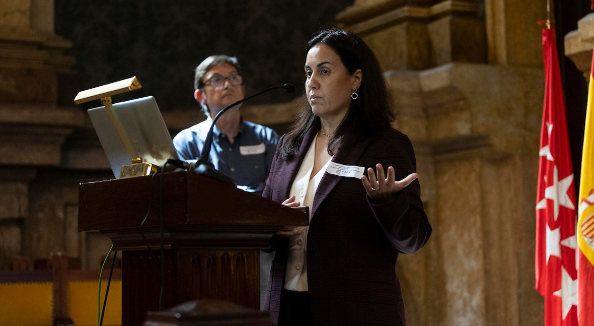 Elena Zuriaga, responsable técnica de I+D+i del Grupo Facsa, y José Vicente Clausell, técnico de Captaciones y Calidad del Agua de FACSA..